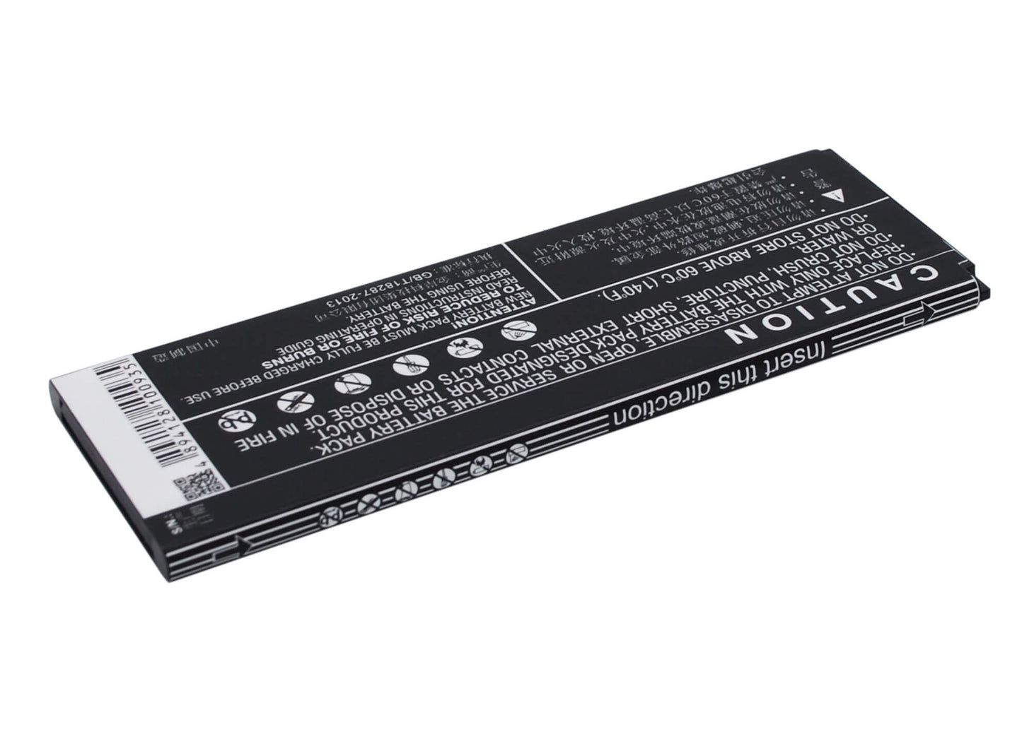 3.7V, 1800mAh, Li-Polymer Battery fits Hisense, Hs-g960, Hs-t960, 6.66Wh