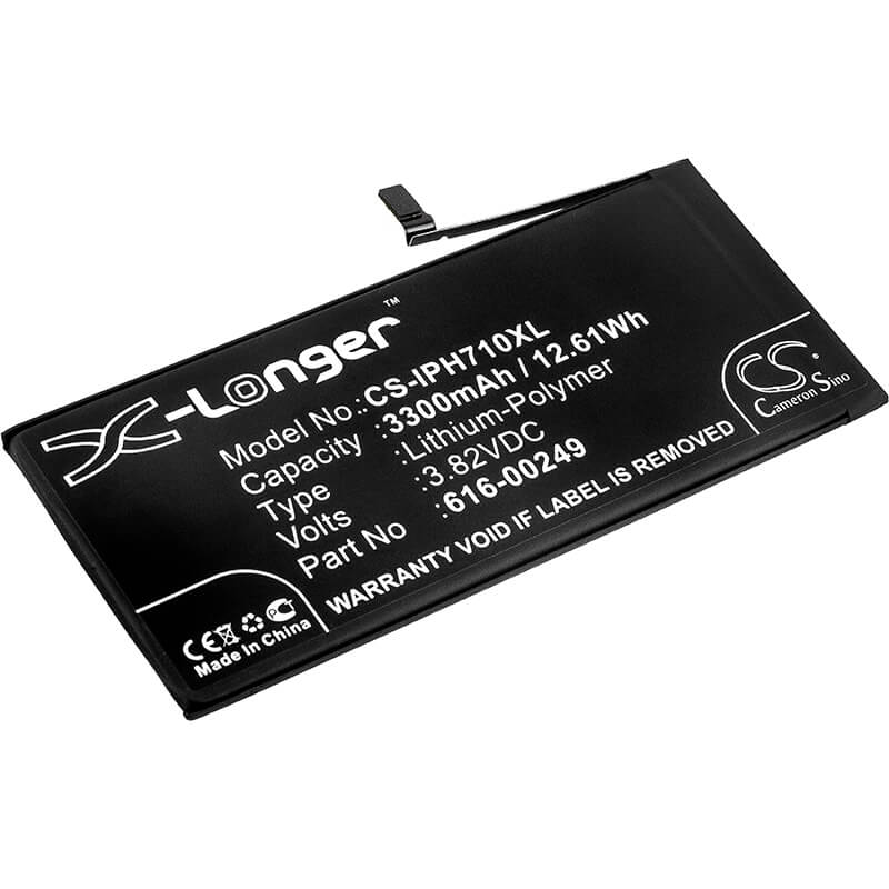 3.82V, 3300mAh, Li-Polymer Battery fits Apple, A1661, A1784, 12.606Wh