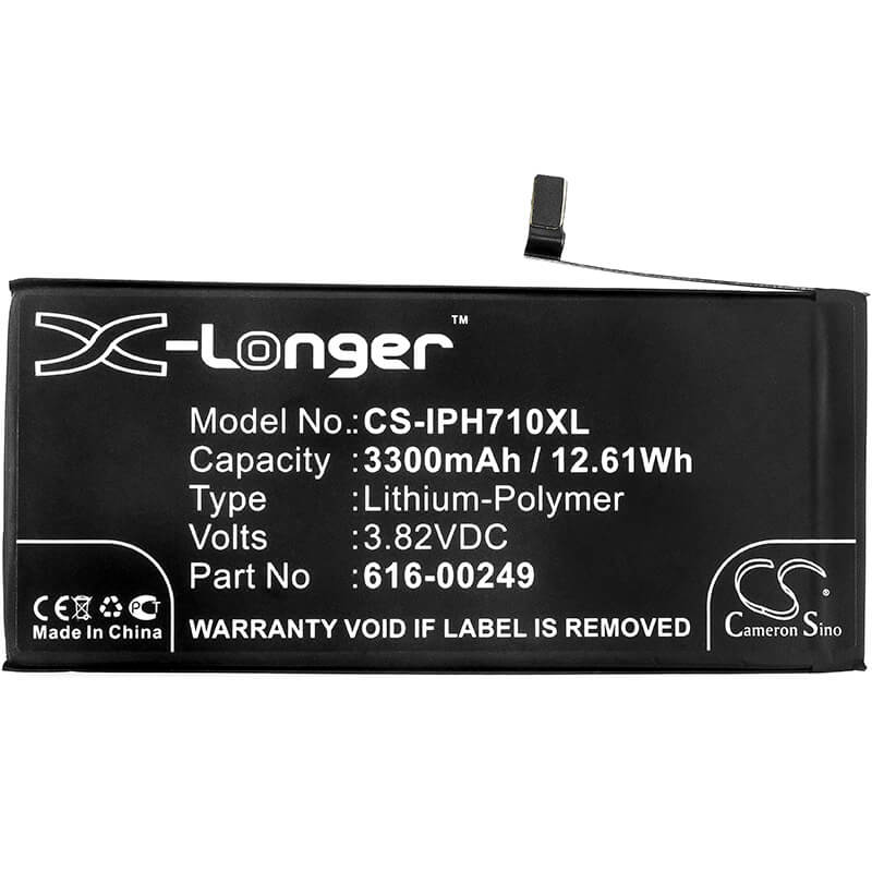 3.82V, 3300mAh, Li-Polymer Battery fits Apple, A1661, A1784, 12.606Wh