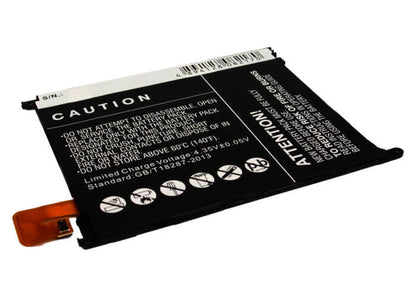 3.8V, 3000mAh, Li-Polymer Battery fits Sony Ericsson, C6616, C6802, 11.4Wh