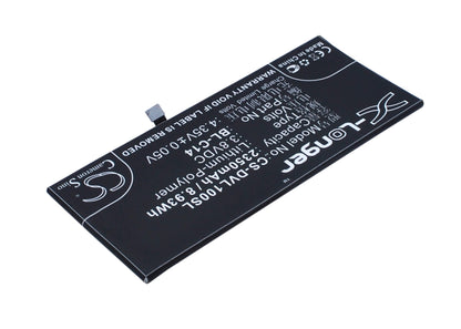 3.8V, 2350mAh, Li-Polymer Battery fits Doov, L1, 8.93Wh
