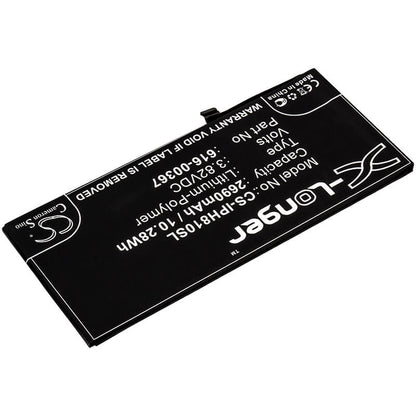 3.82V, 2690mAh, Li-Polymer Battery fits Apple, A1864, Iphone 8 Plus, 10.2758Wh