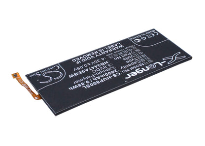3.8V, 2600mAh, Li-Polymer Battery fits Huawei, Ascend P8, Gra-cl00, 9.88Wh