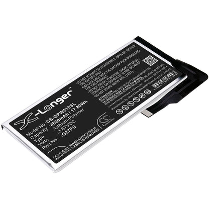 3.87V, 4600mAh, Li-Polymer Battery fits Google, Pixel 5a, Pixel 5a 5g, 17.802Wh
