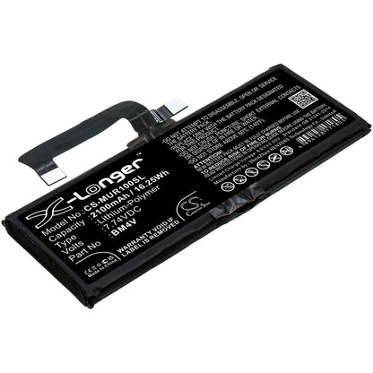 7.74V, 2100mAh, Li-Polymer Battery fits Xiaomi, M2007j1sc, Mi 10 Ultra, 16.254Wh