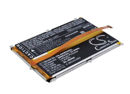 3.8V, 6000mAh, Li-Polymer Battery fits Gionee, M5, 22.8Wh