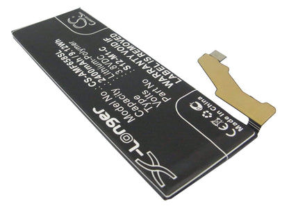 3.8V, 2400mAh, Li-Polymer Battery fits Amazon, 6581a, Fire Phone, 9.12Wh