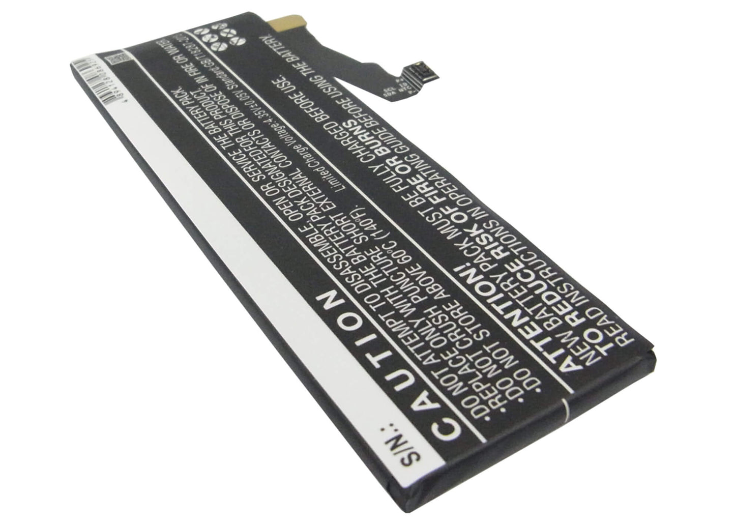 3.8V, 2400mAh, Li-Polymer Battery fits Amazon, 6581a, Fire Phone, 9.12Wh