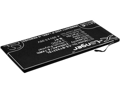 3.8V, 2300mAh, Li-Polymer Battery fits Bbk, Vivo X5 Pro, Vivo X5pro, 8.74Wh
