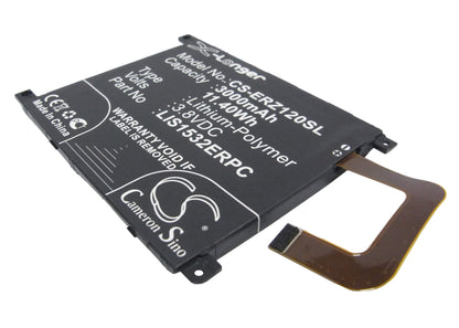 3.8V, 3000mAh, Li-Polymer Battery fits Sony Ericsson, C6916, L39t, 11.4Wh