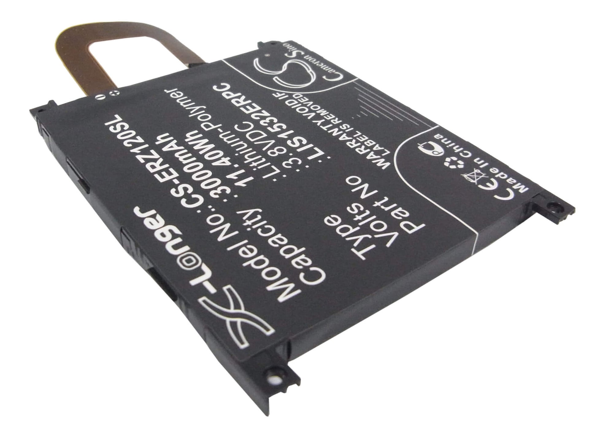 3.8V, 3000mAh, Li-Polymer Battery fits Sony Ericsson, C6916, L39t, 11.4Wh