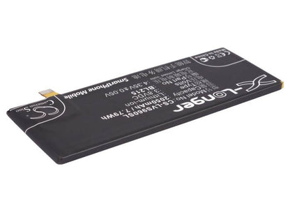 3.8V, 2050mAh, Li-Polymer Battery fits Lenovo, S960, S968t, 7.79Wh