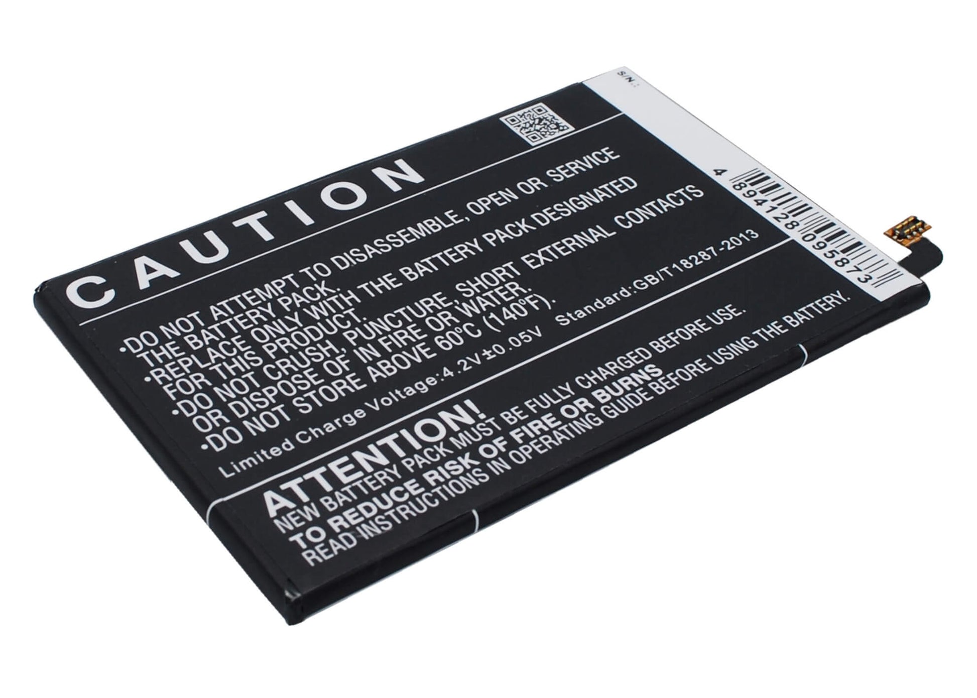 3.8V, 4250mAh, Li-Polymer Battery fits Zte, Nubia X6, Nx601j, 16.15Wh