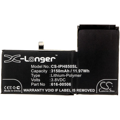 3.8V, 3150mAh, Li-Polymer Battery fits Apple, A1921, A2014, 11.97Wh