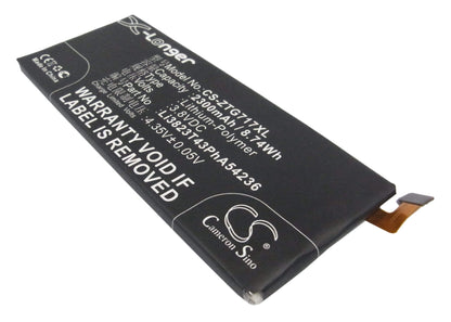 3.8V, 2300mAh, Li-Polymer Battery fits Original, Blade Vec 4g, Rono, 8.74Wh
