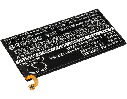 3.85V, 3300mAh, Li-Polymer Battery fits Samsung, Galaxy C7, Galaxy C7 Duos, 12.705Wh