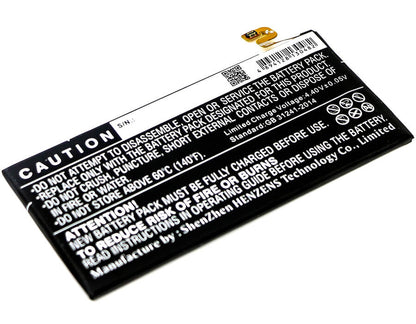 3.85V, 3300mAh, Li-Polymer Battery fits Samsung, Galaxy A8 2016, Galaxy A8 2016 Duos Td-lte, 12.705Wh