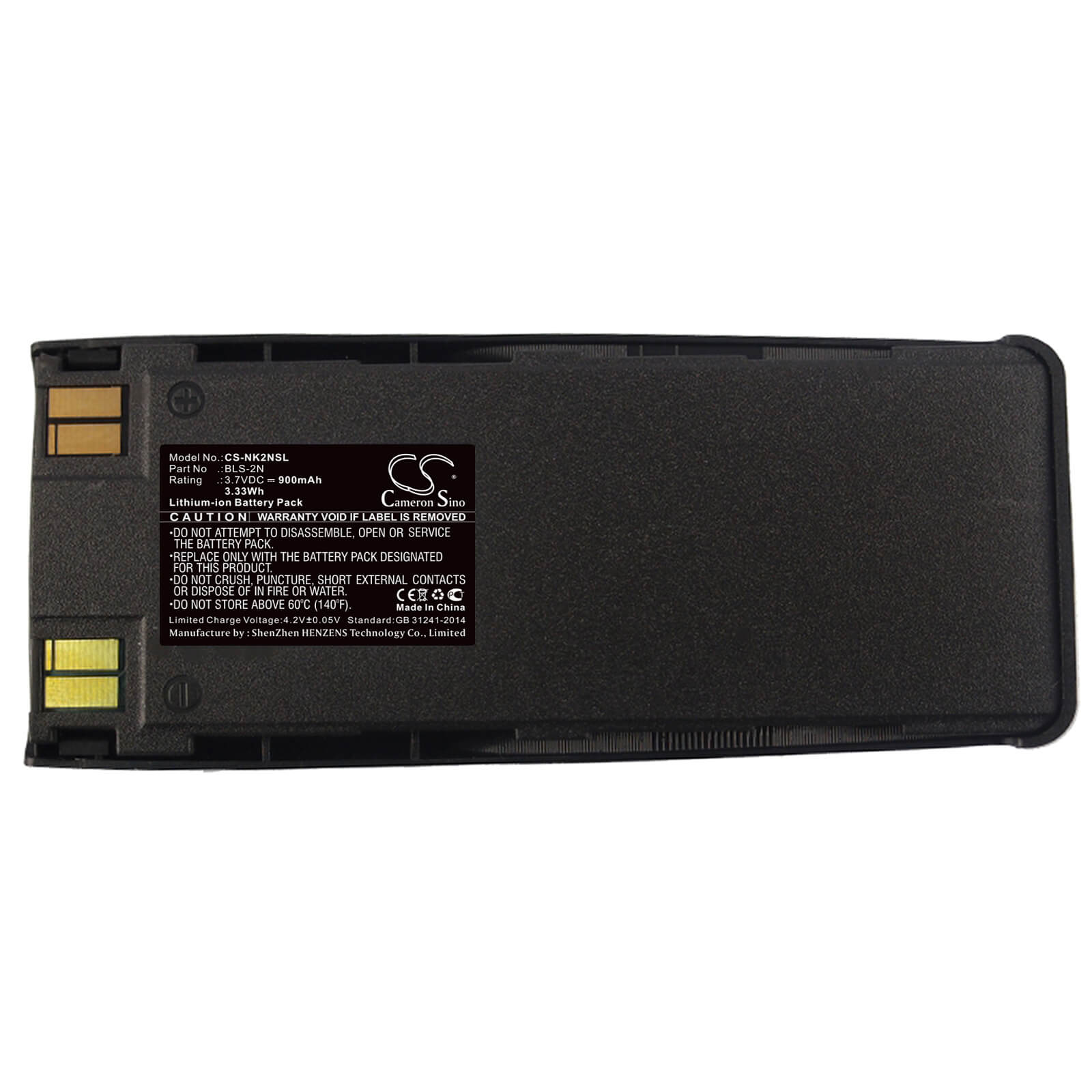 3.7V, 900mAh, Li-ion Battery fits Ecom, Ex-handy 04, 3.33Wh