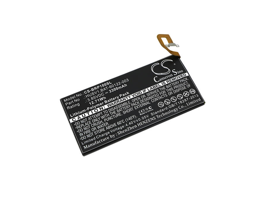 3.85V, 3300mAh, Li-Polymer Battery fits Blackberry, Priv, Rhk211lw, 12.705Wh