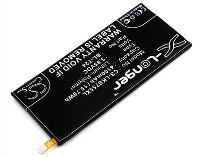 3.85V, 4100mAh, Li-Polymer Battery fits Lg, H700, K212, 15.785Wh