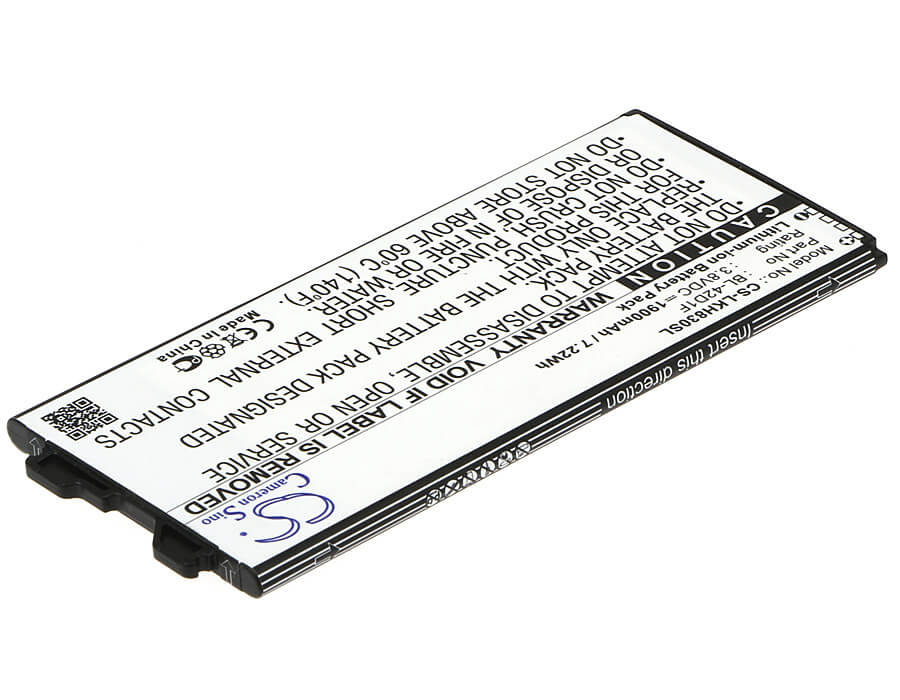 3.8V, 1900mAh, Li-ion Battery fits Lg, As992, G5, 7.22Wh