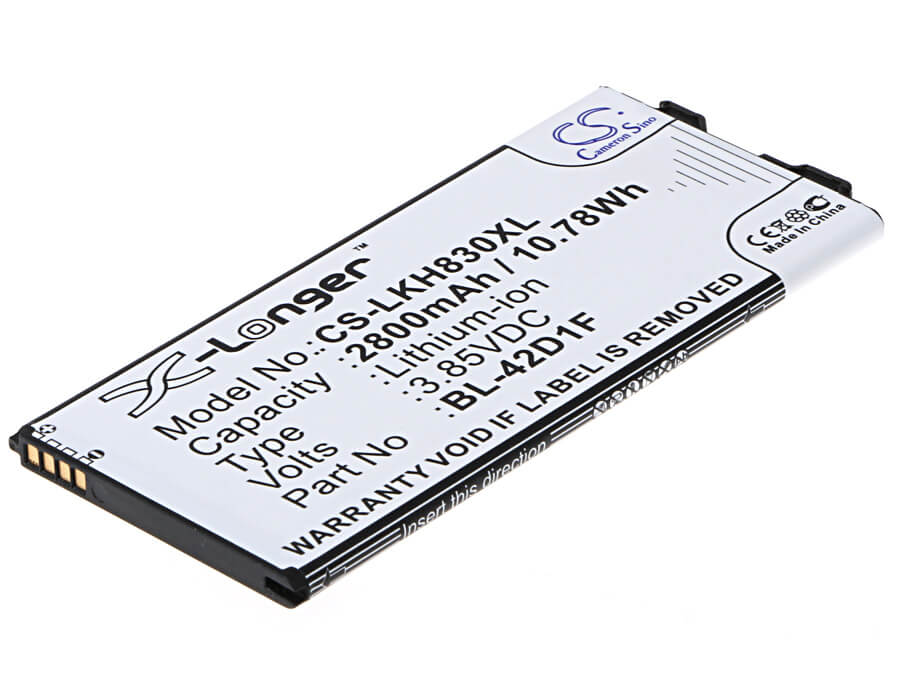 3.85V, 2800mAh, Li-ion Battery fits Lg, As992, G5, 10.78Wh