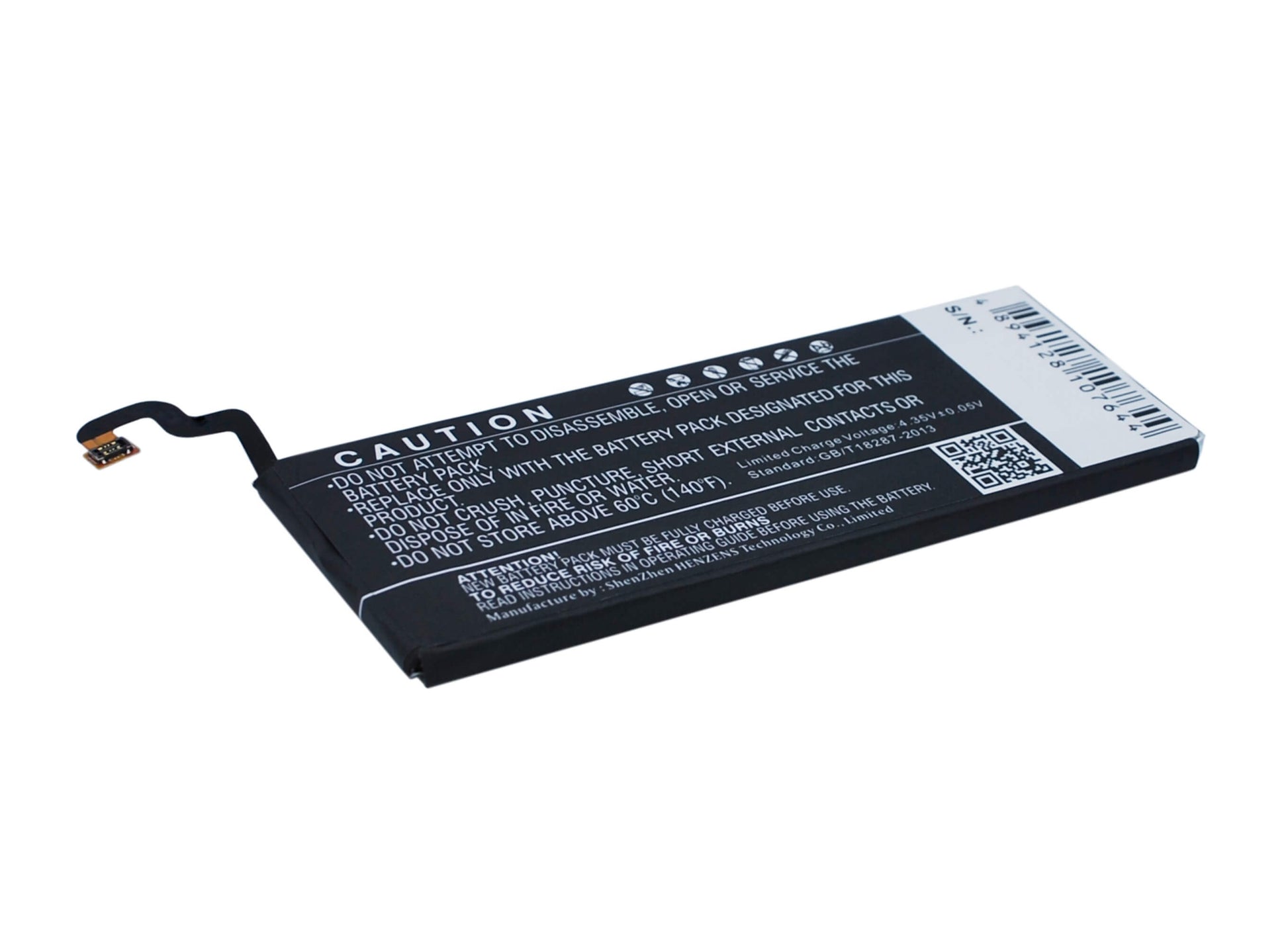 3.8V, 3000mAh, Li-Polymer Battery fits Samsung, Galaxy Note 5, Galaxy Note 5 Dual Sim, 11.4Wh