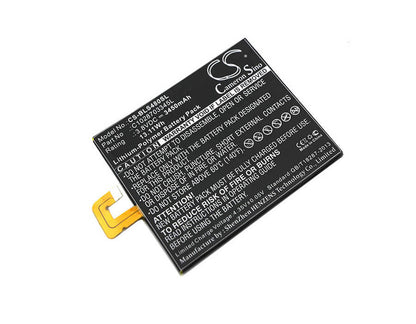3.8V, 3450mAh, Li-Polymer Battery fits Blu, S490u, Studio 7.0 Ii, 13.11Wh