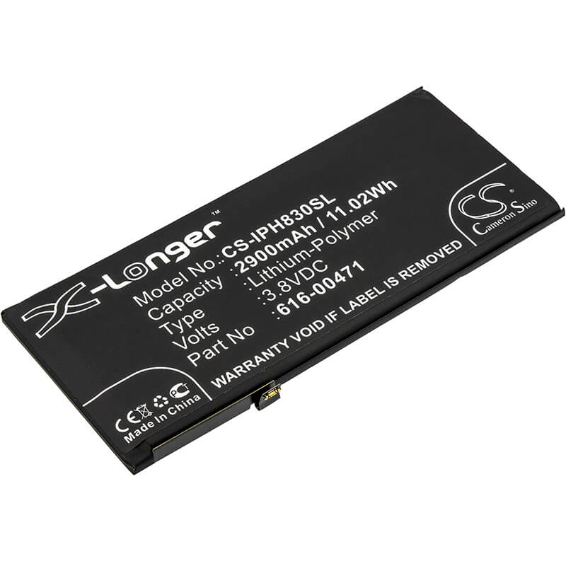 3.8V, 2900mAh, Li-Polymer Battery fits Apple, A1984, A2105, 11.02Wh