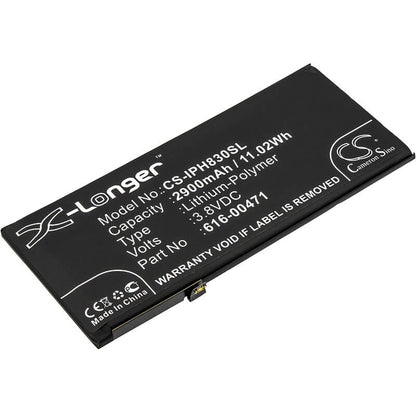 3.8V, 2900mAh, Li-Polymer Battery fits Apple, A1984, A2105, 11.02Wh