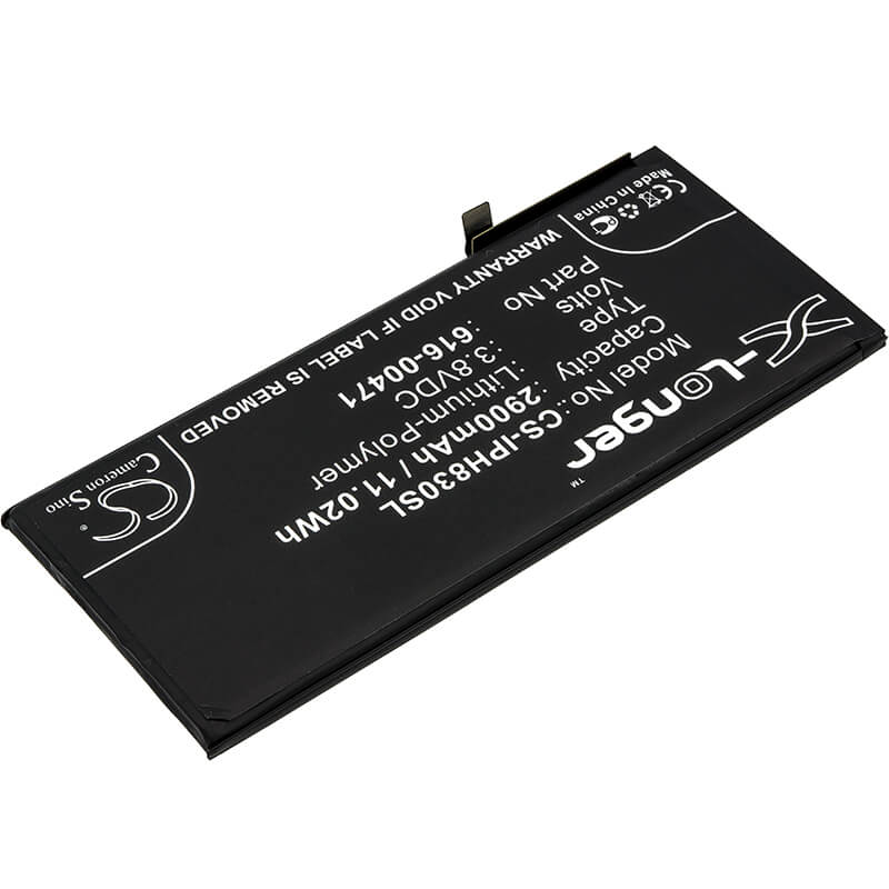 3.8V, 2900mAh, Li-Polymer Battery fits Apple, A1984, A2105, 11.02Wh