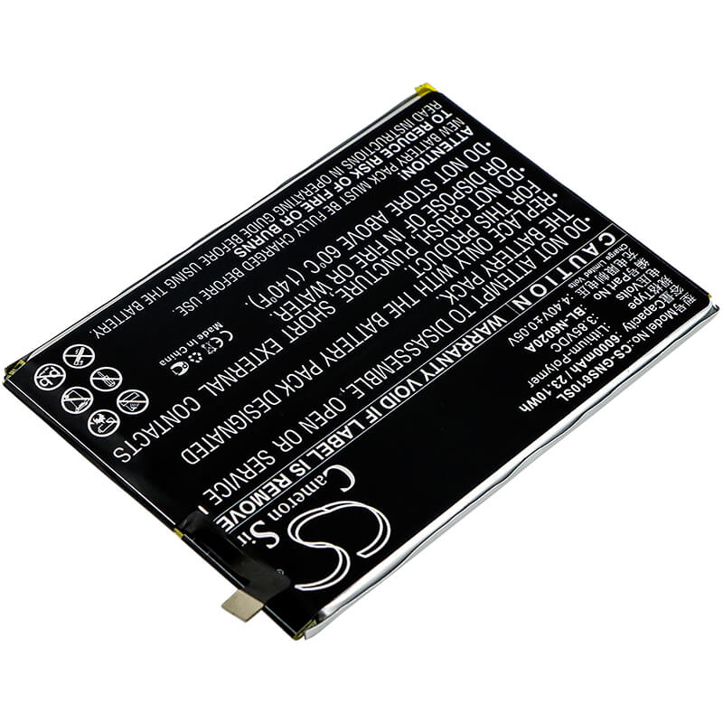 3.85V, 6000mAh, Li-Polymer Battery fits Gionee, M6s Plus, 23.1Wh