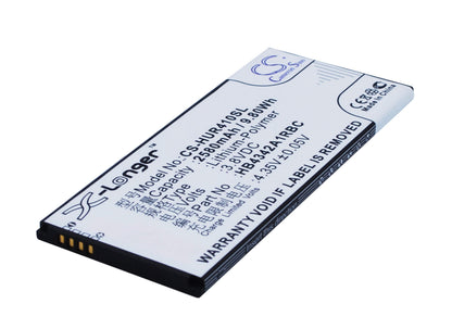 3.8V, 2580mAh, Li-Polymer Battery fits Huawei, Ascend Y5 2, Ascend Y5ii 3g, 9.804Wh