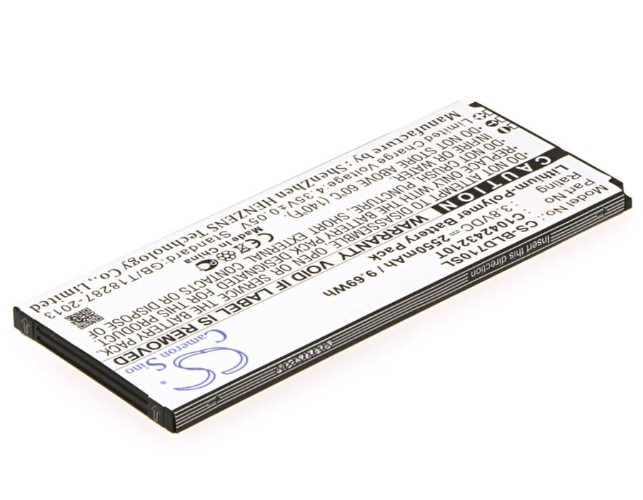 3.8V, 2550mAh, Li-Polymer Battery fits Blu, D710, D710x, 9.69Wh