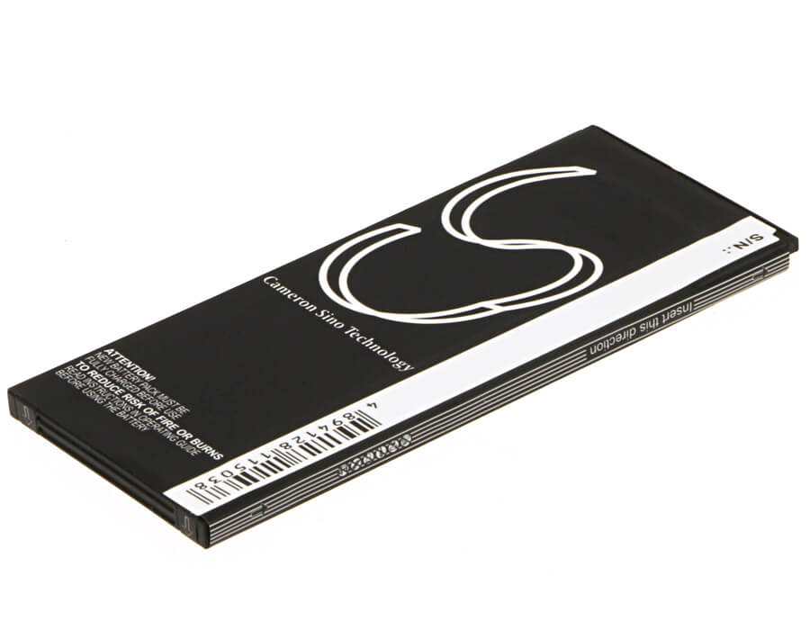 3.8V, 2550mAh, Li-Polymer Battery fits Blu, D710, D710x, 9.69Wh