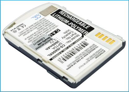 3.7V, 2400mAh, Li-Polymer Battery fits Cyberbank, Poz X301, 8.88Wh