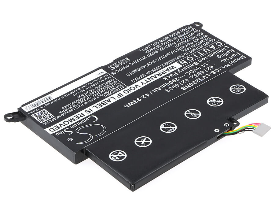 14.8V, 2900mAh, Li-ion Battery fits Lenovo, Thinkpad Edge E220s, Thinkpad Edge E420s, 42.92Wh