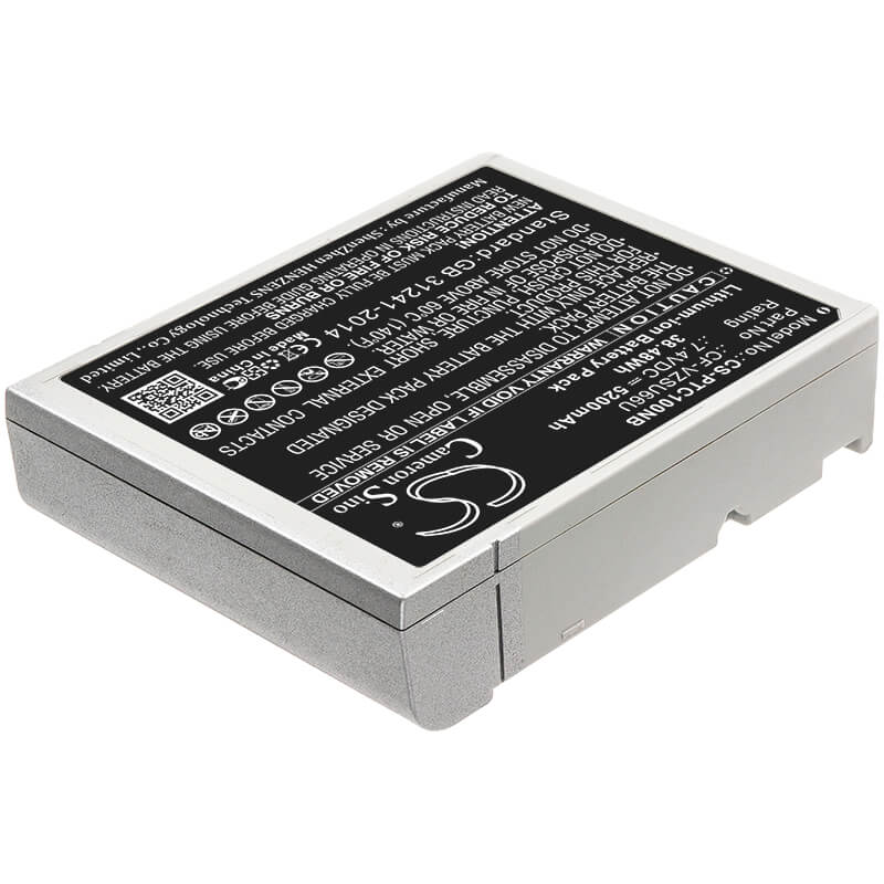 7.4V, 5200mAh, Li-ion Battery fits Panasonic, Cf-c1ad06gde, Cf-c1at01gge, 38.48Wh