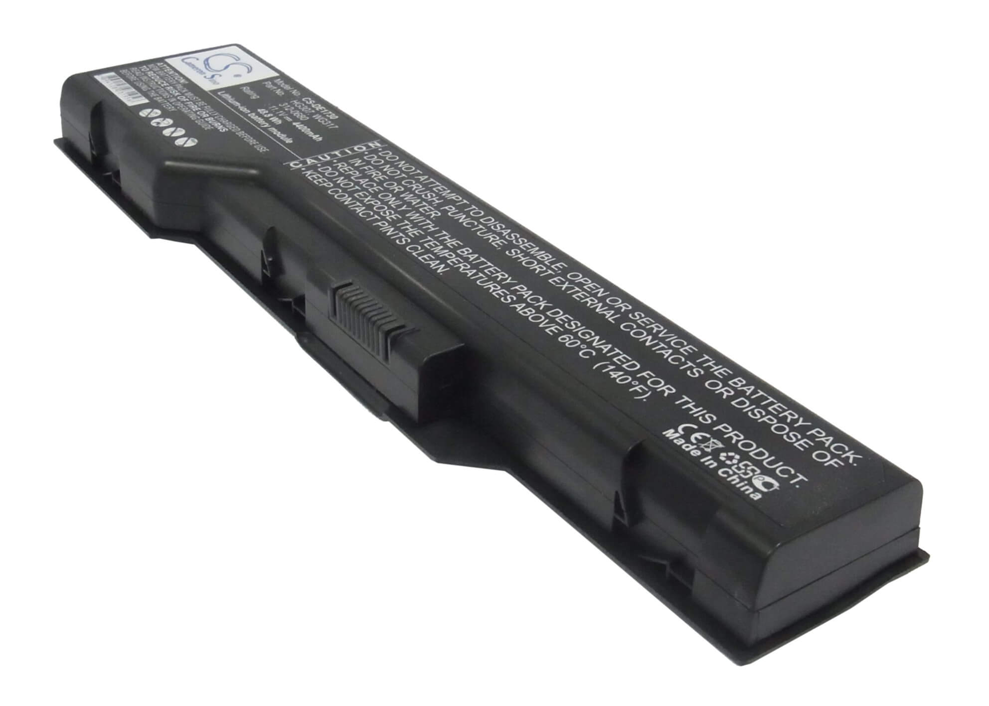 11.1V, 4400mAh, Li-ion Battery fits Dell, Xps 1730, Xps M1730, 48.84Wh