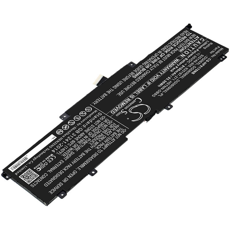 11.55V, 8100mAh, Li-Polymer Battery fits Hp, Omen X 17, Omen X 17 Ap010nr, 93.555Wh