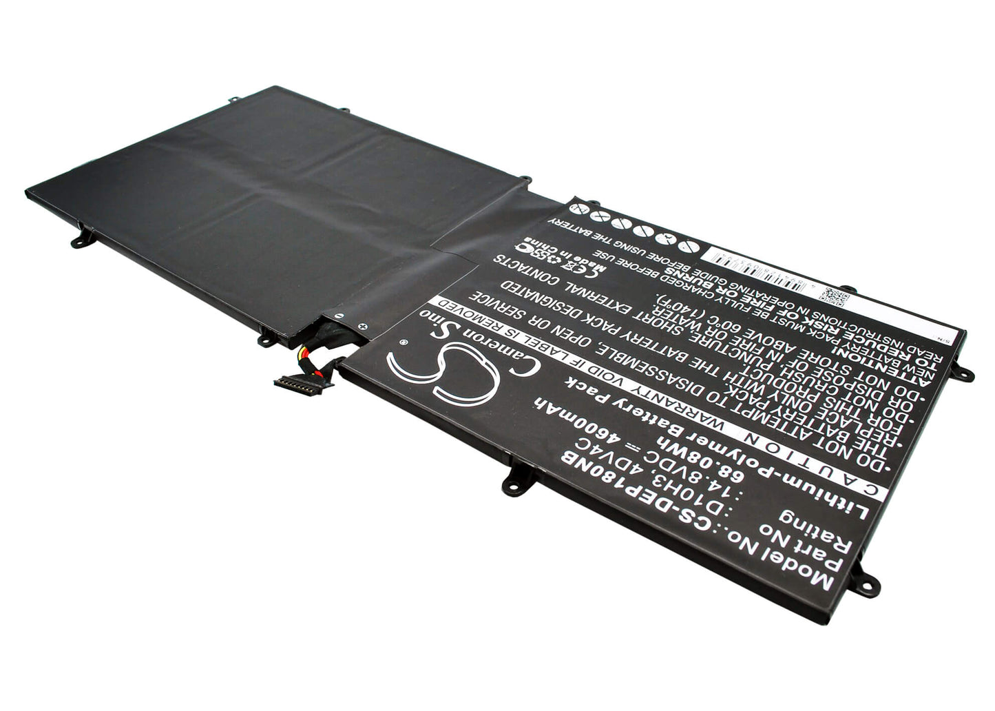 14.8V, 4600mAh, Li-Polymer Battery fits Dell, Dell Xps 18 1810, Dell Xps 18 1820, 68.08Wh