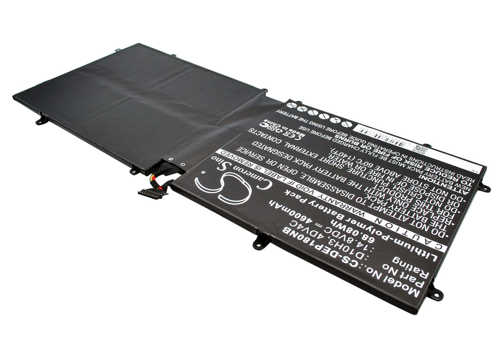 14.8V, 4600mAh, Li-Polymer Battery fits Dell, Dell Xps 18 1810, Dell Xps 18 1820, 68.08Wh