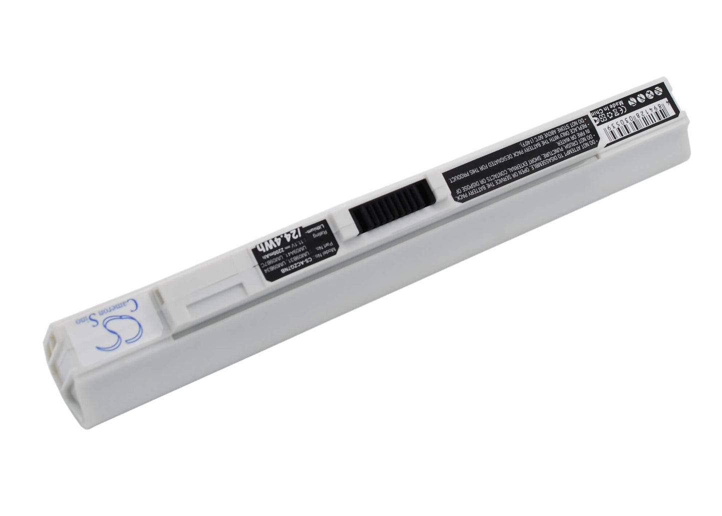 White, 11.1V, 2200mAh, Li-ion Battery fits Acer, Aspire One 531, Aspire One 751, 24.42Wh