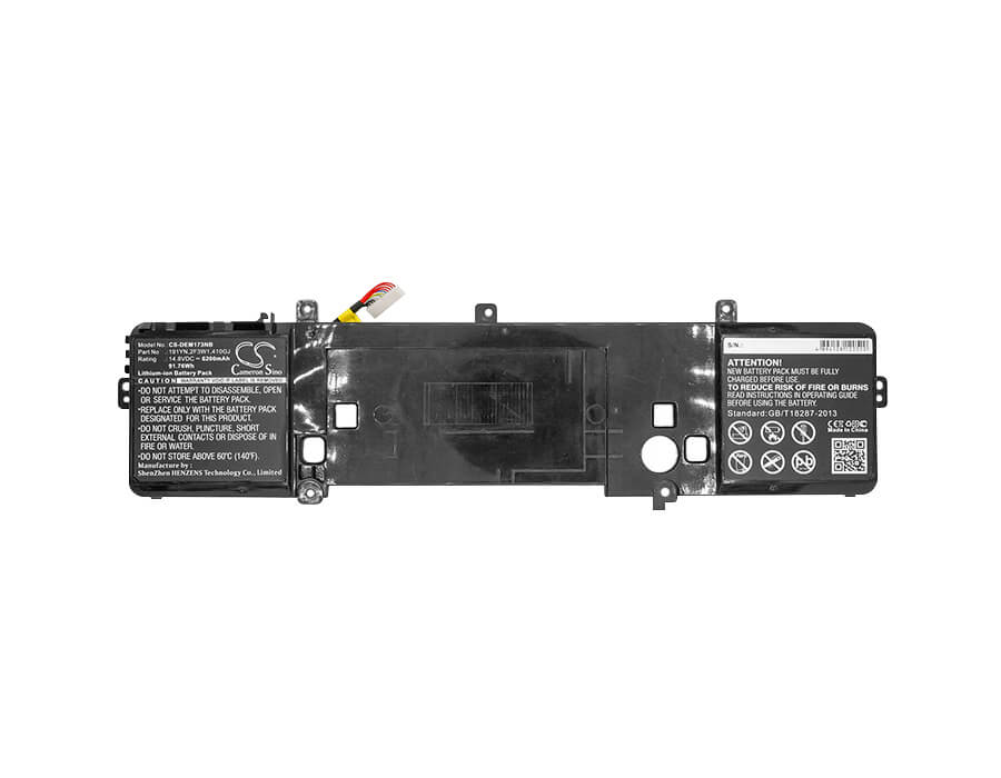 14.8V, 6200mAh, Li-ion Battery fits Dell, Alienware 15, Alienware 15 R1, 91.76Wh