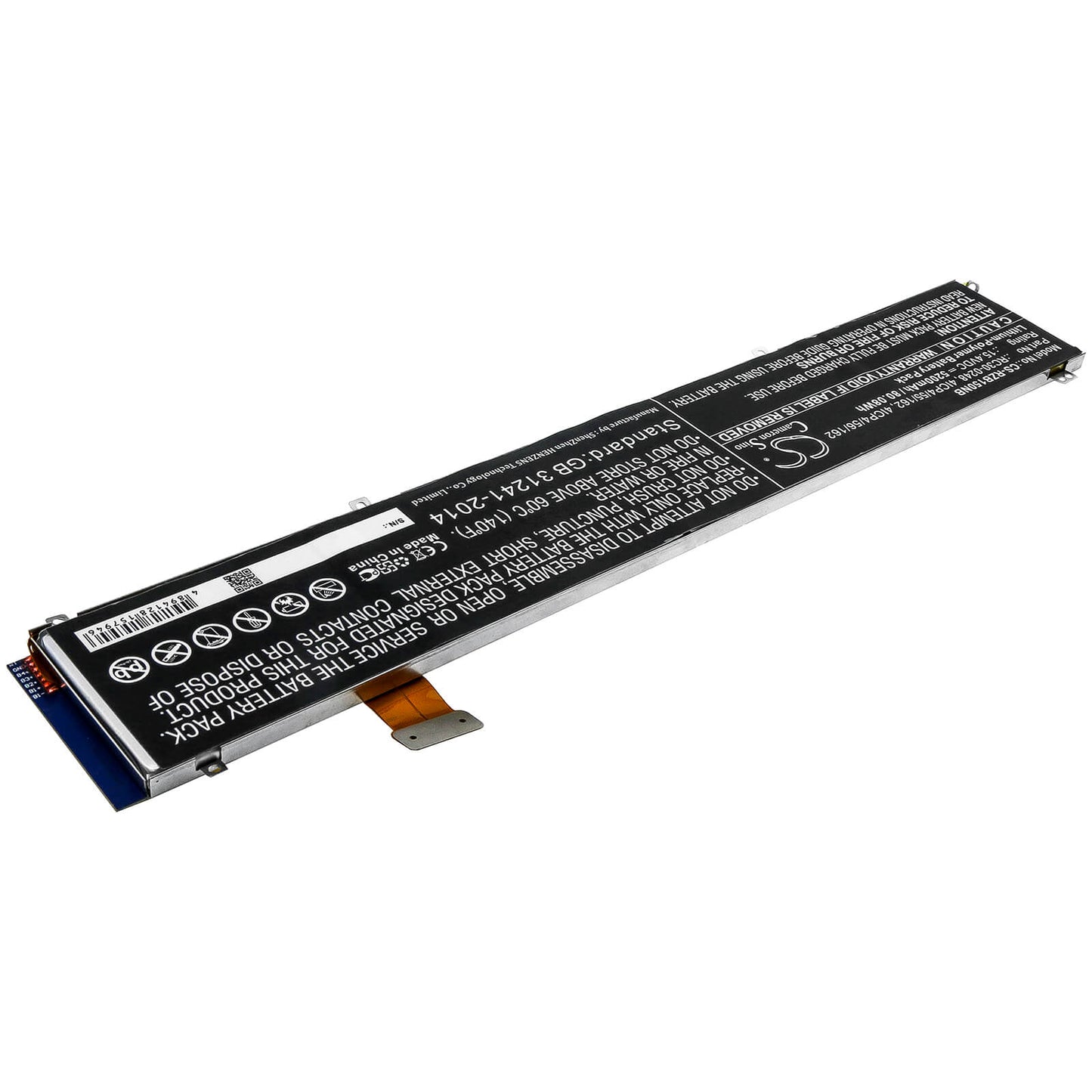 15.4V, 5200mAh, Li-Polymer Battery fits Razer, Blade 15, Blade 15 1070 Gtx 2018, 80.08Wh