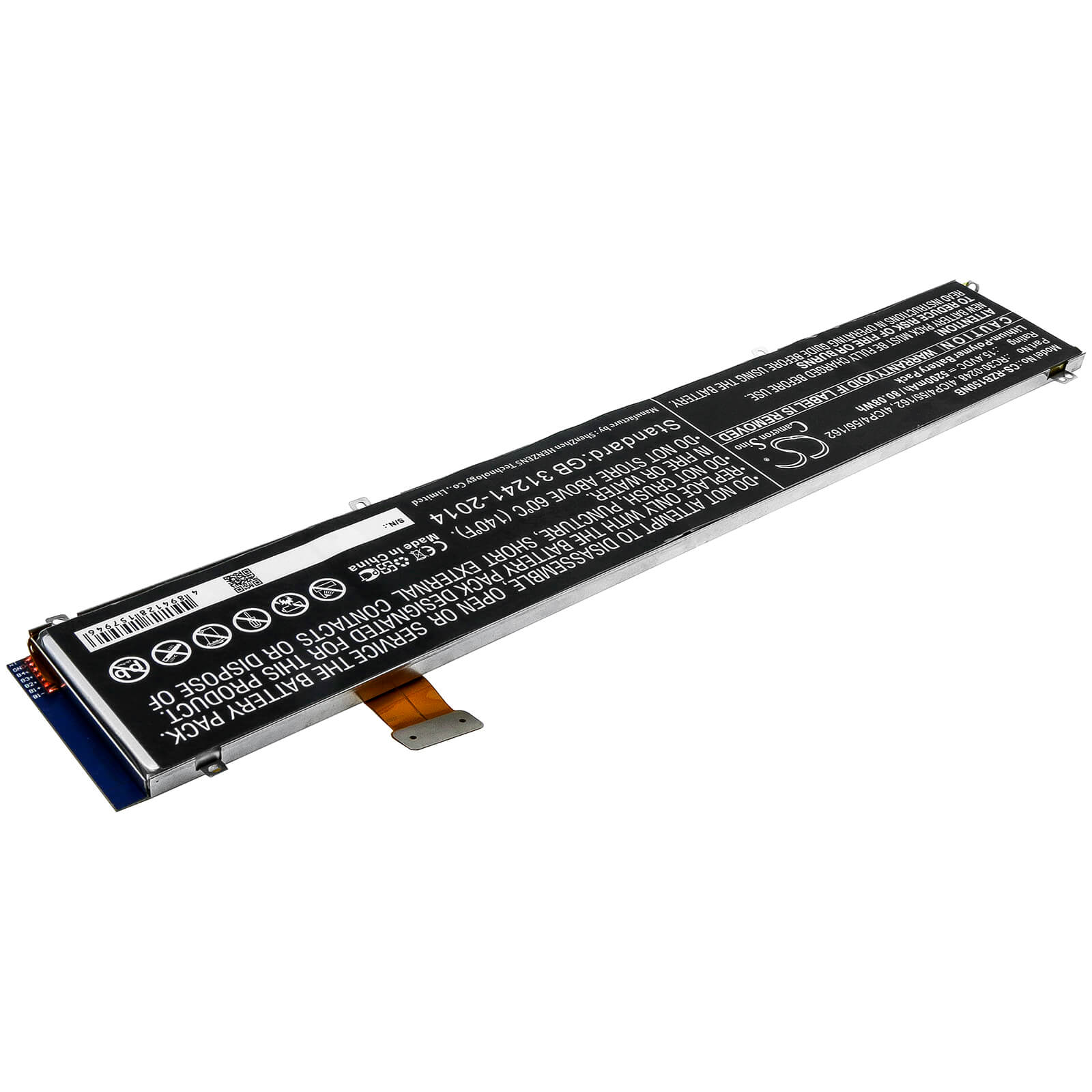 15.4V, 5200mAh, Li-Polymer Battery fits Razer, Blade 15, Blade 15 1070 Gtx 2018, 80.08Wh