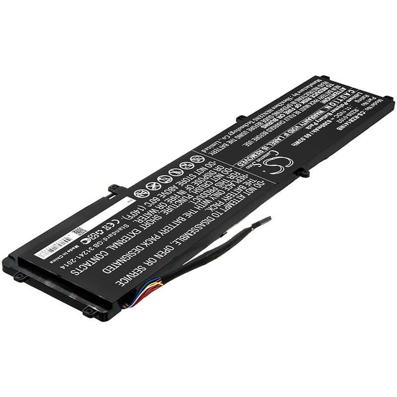 11.1V, 6300mAh, Li-Polymer Battery fits Razer, Blade 14, Blade 14 (2013), 69.93Wh