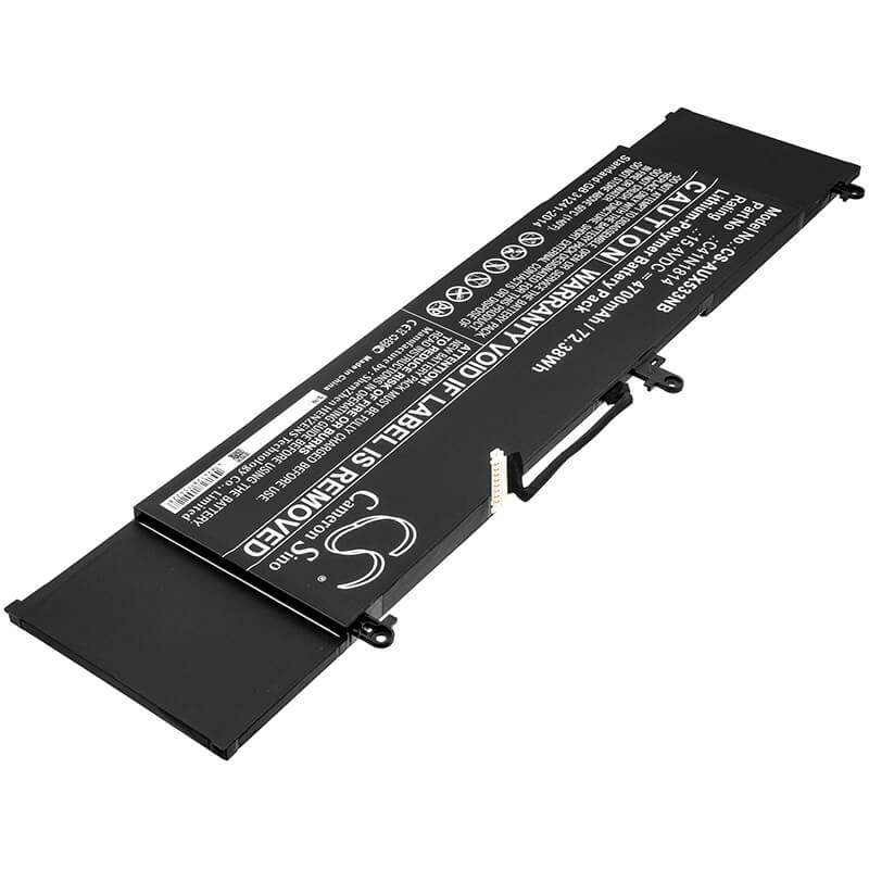 15.4V, 4700mAh, Li-Polymer Battery fits Asus, Bx533fd, Rx533, 72.38Wh