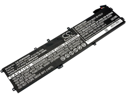 11.4V, 8000mAh, Li-Polymer Battery fits Dell, Ins 15-7590-d1535b, Ins 15-7590-d1635b, 91.2Wh