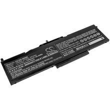 11.4V, 7500mAh, Li-Polymer Battery fits Dell, Latitude 5580, Latitude 5591, 85.5Wh